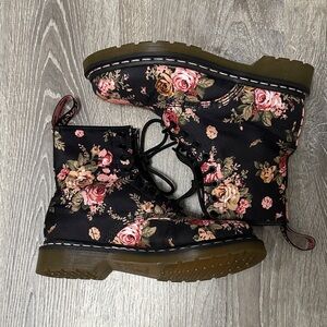 Dr. Martens Floral Lace-Up Boots